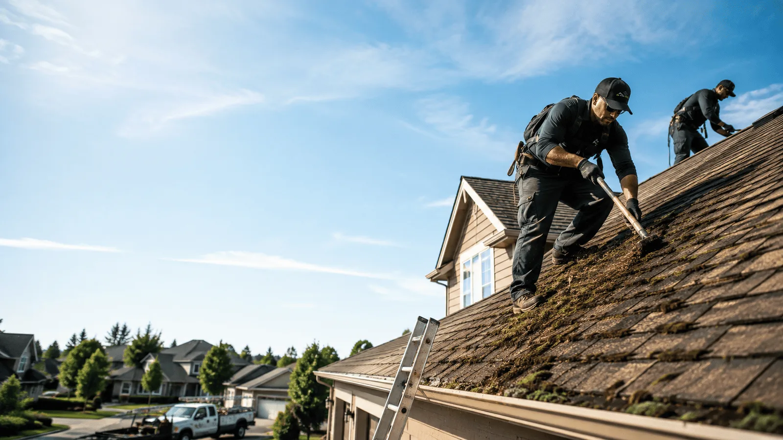 Roof Moss Removal in Melvindale, MI near me